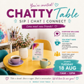 Chatty Table at Designed by Sue Art Studio!