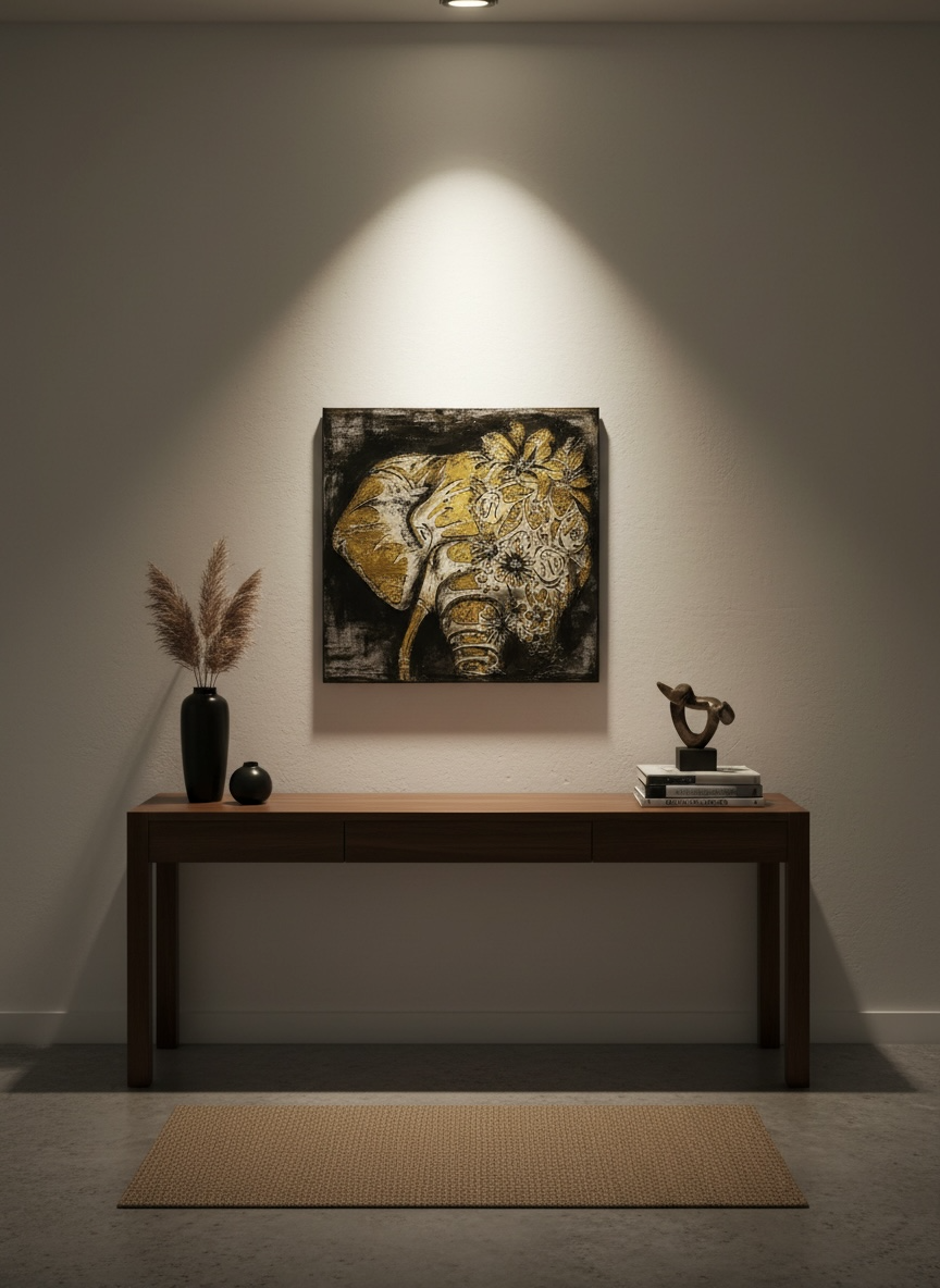 Modern painting of an Elephant 