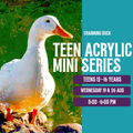 Teen Acrylic Mini Series: Charming Duck (2-Class Workshop)